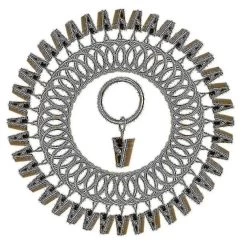80 Pack Vintage Curtain Clips, Strong Metal Decorative Rustproof Drapery Curtain Ring With Clip Bro