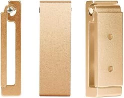 3 Pack Foldable Wall Hooks, Invisible Aluminum Hangers, Up To 15kg, Gold