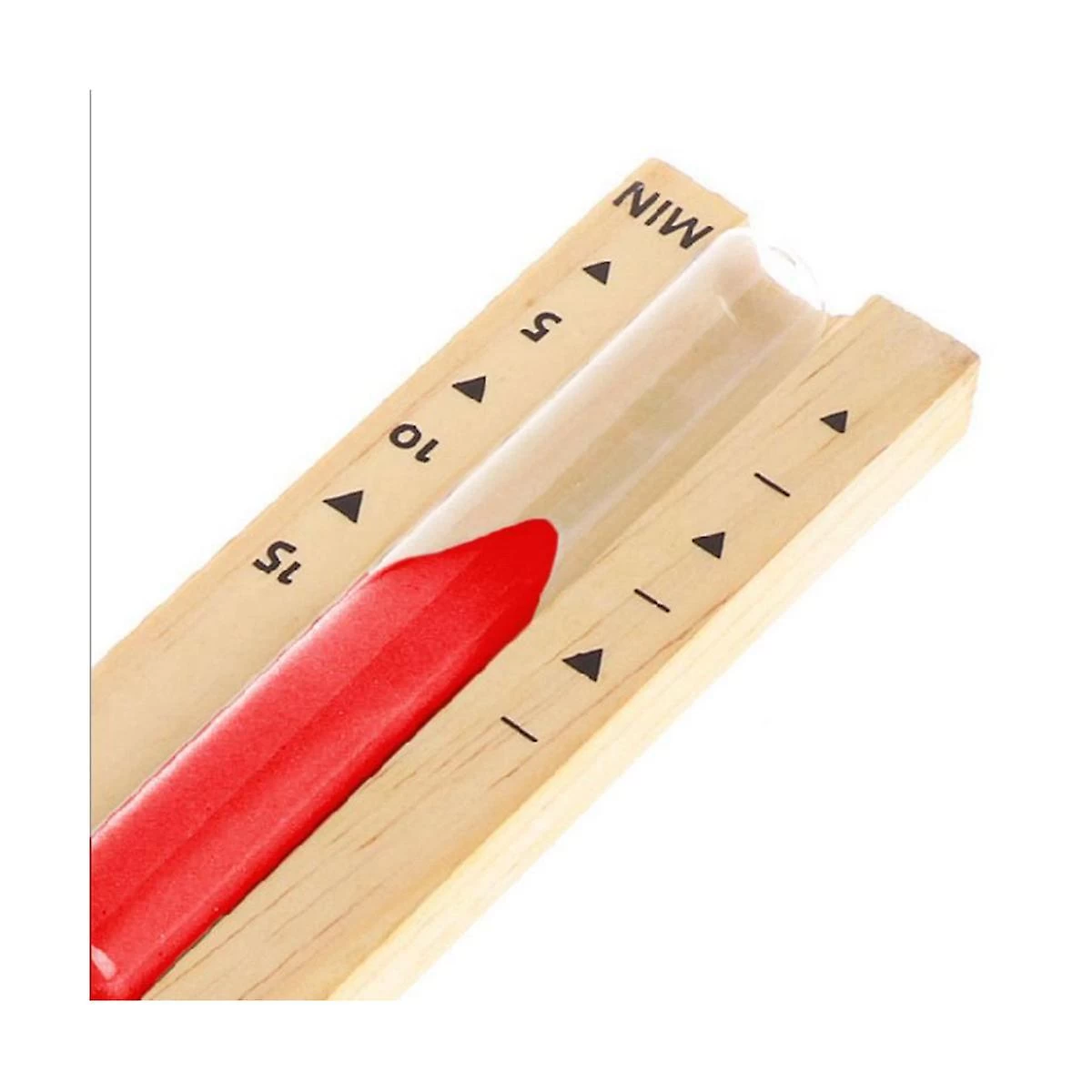 Wall-mounted Hourglass Wooden Hourglass Sand Timer 15 Minutes Pink Sand - Image 2