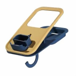 Simple Table Top Cup Clip Bag Hanger Multi-functional Bracket Storage Rack For Umbrellas Schoolbag_q Blue