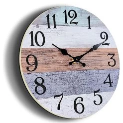 Wall Clock 10 Inch Silent Non Ticking Wall Clocks Battery Operated,-clock For Bathroom Kitchen Bedr