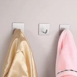 4 PCS Household Hook Stainless Steel Hook Square T - 4.5 X 4.5 X 4.5 Cm