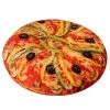 Pizza Shaped Pillow Funny 3d Round Food Plush Stuffed Pillow Novelty Throw Cushion Stuffed Animal T