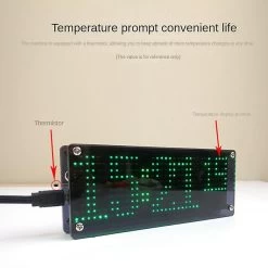 Digital Led Clock Clock Smd Digital Dot Clock Kit Electronic Diy Clock Kit Green Time Display