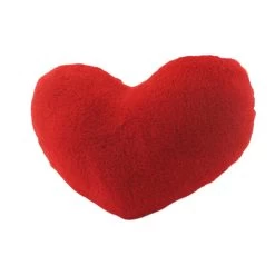 Heart Pillow Thick Elastic Cozy Fully Stuffed Room Decor Pillow Solid Color Plush Sofa Living Room Bedside Bed Cushion Toy Photo Prop Sleep Pillow