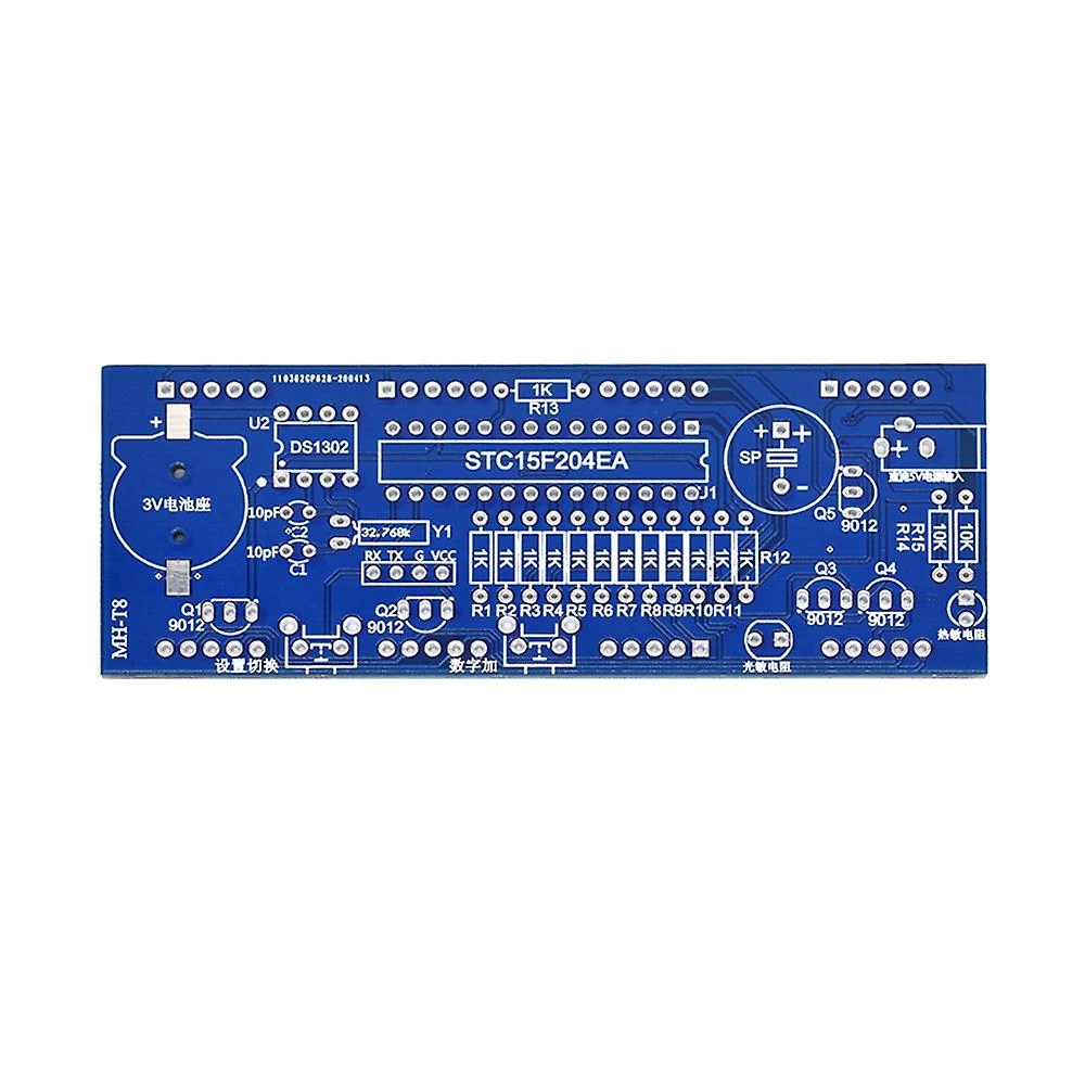 1 Inch Electronic Kit Digital Clock Set Microcontroller Red Tube Led Display Time