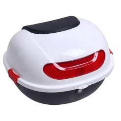 Motorcycle Rear Box Large Capacity Waterproof Impact Resistant Universal Fit Storage Trunk For Scooter