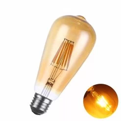 Vintage And Decorative Dimmable Tungsten Filament Warm Amber