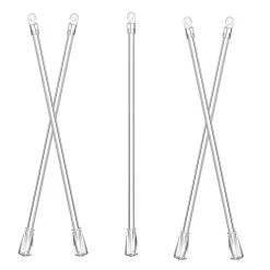 5pcs Blind Wand Vertical Blinds Replacement Parts Blind Rod With Tail Hooks 31.00X1.10X1.10CM