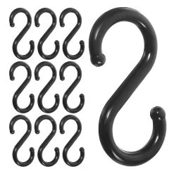50Pcs S-Shaped Hooks Hanging Hooks S-Shaped Closet Clothes Hanging Organizers