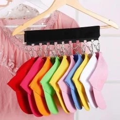 2pcs Baseball Caps Travel Hanger Door Hat Rack 10 Stainless Steel Chumian