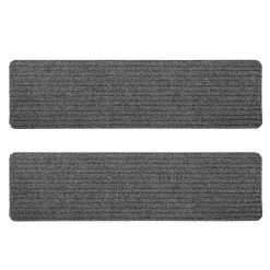2 Pcs Washable Area Rugs Anti Skid Tape Outdoor Stair Mats Stair Mats Wooden Stair Tread Covers Decking