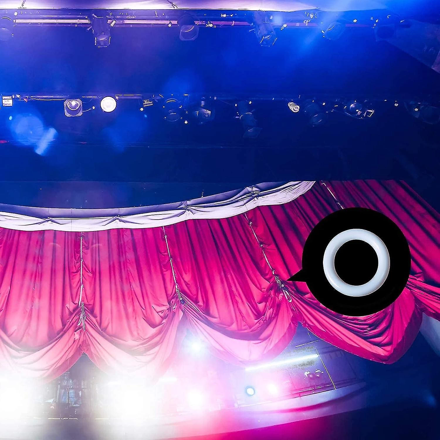 100 Pieces Roman Blind Curtain Rings, O-Rings Plastic Rings For Roman Shades (White, 13 Mm) White - Image 5