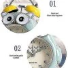 Kids Alarm Clock Owl With Night Light Silent Non-ticking Bedside Alarm Clock Loud Bell Analog Alarm Clock Battery Operated Kids Alarm Clock