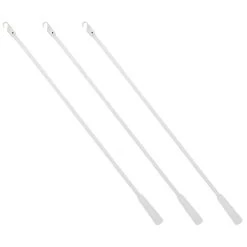 3Pcs Drapery Wand Curtain Pull Rod Fiberglass Blind Wand Vertical Blinds Rod With Hook Blind Opener