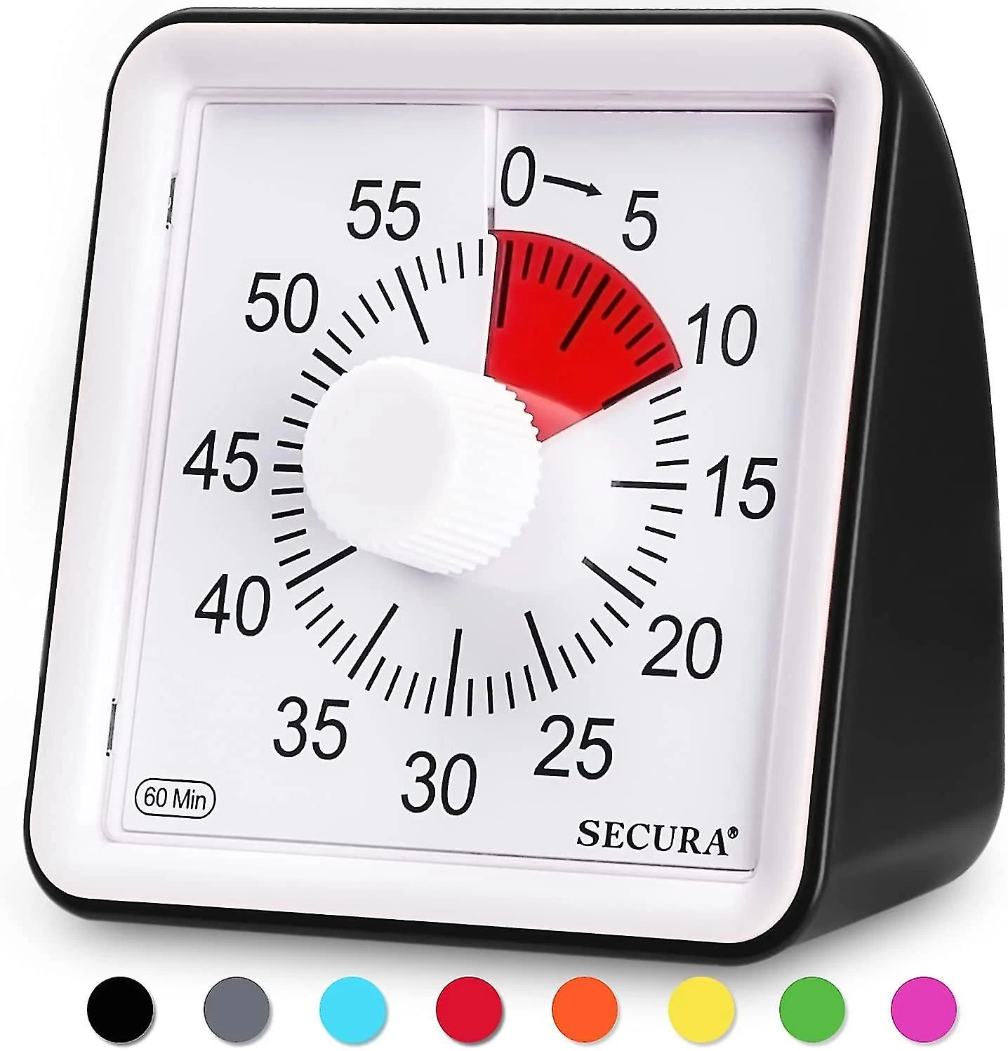 60-Minute Visual Timer, Classroom Countdown Clock, Silent Timer For Kids And Adults - Image 5