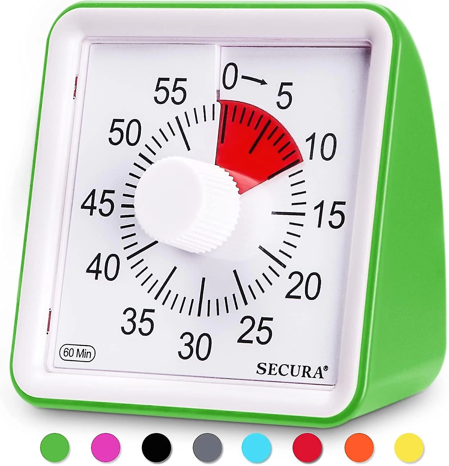 60-Minute Visual Timer, Classroom Countdown Clock, Silent Timer For Kids And Adults - Image 3