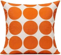 Fall Orange Throw Pillow Set Of 2 Fall Decor Boho Furniture Pillow Cases Decorative Cushion Set Of 4 For ,TO199 16x16in 40x40cm