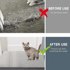 Pvc Non-slip Transparent Pet Carpet Protector-hy