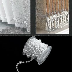 20 Pieces Vertical Blinds Weights Bottom Slats 89mm (3.5) X 10m Blind Repair Kit, White