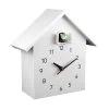 Large Cuckoo Clock,cuckoo Clock - White Birdhouse, Minimalist Modern Desig