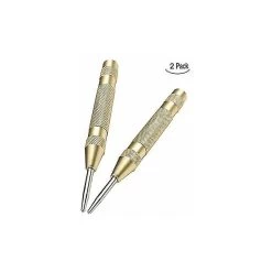 GP Set Of 2 Automatic Punch For Metal Or Wood (Gold)