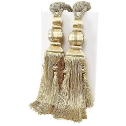 2pcs Lantern Single Hanging Ball Tassels Curtains Buckle Sling Binding Lantern Tiebacks Handcrafted Braided Buckle Drapery Curtain Holdbacks Window Tr Gold
