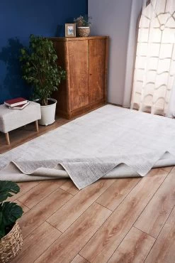 Apex Queen Gray Bamboo Woven Modern Living Room Rug 8109 9'8" X 13'2" - 300 X 400 Cm