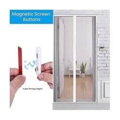 16 Pieces Self-adhesive Fly Screen Window Magnet, Magnets Insect Screen Window Fly Screen Window Ma