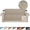 Universal Pet Sofa Covers Waterproof Sofa Anti Slip Furniture Protector Covers Black-1 Seater -subaoe-3 Seater-Dark Blue
