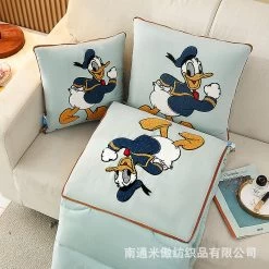 New Pillow And Quilt Dual-Use Office Back Cushion Pillow Car Lunch Break Pillow Artifact Nap Blanket Wholesale 40*40 Open 105 * 145Cm