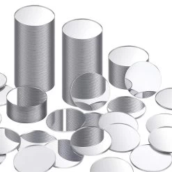 Mini Size Acrylic Round Mirror Adhesive Small Round Mirror Circles Craft Mirror Tiles For Crafts (1