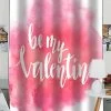 Happy Valentines Day Practical Heat Insulation Shading Window Curtain 130x210 Cm (one Piece) B--9885