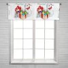 Easter Rabbit Bunny And Box With Eggs Window Curtain Valance Rod Pocket 45x130 Cm