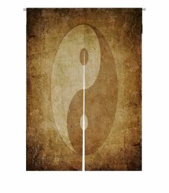 Yin Yang Symbol Door Curtain Window Cover Home Decor Hanging Curtain 85x120 Cm