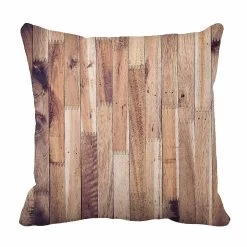 Wood Brown Plank Texture Bed Decor Pillow Cases Zippered Cushion Cover 45x45 Cm