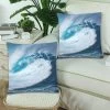 Wave Throw Pillowcase Pillow Cover Cushion Couver 45x45 Cm Set Of 2