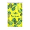 Summer Decor Leaves Window Curtain Living Room Bedroom Window Drapes 130x210 Cm