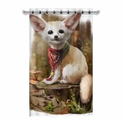 Fox Blackout Window Curtain Drapes Bedroom Living Room Kitchen Curtains 130x210 Cm
