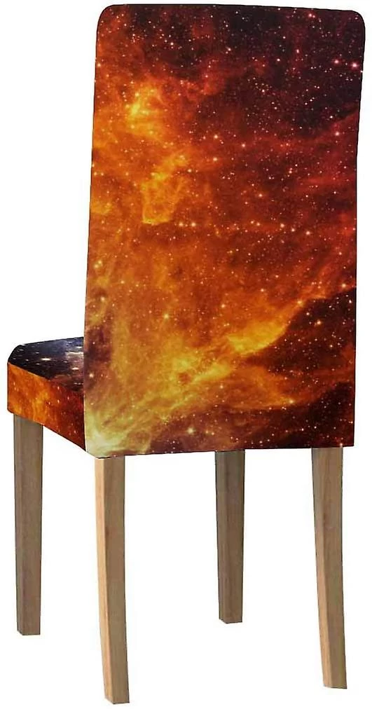 Galaxy Contrast Of Color Stretch Chair Cover Protector Seat Slipcover For Dining Room Hotel Wedding Party Set Of 1 - Image 4