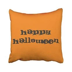 Fun Happy Halloween Trick Or Treat Throw Pillow Covers Cushion Cover Case 50x50 Cm Pillowcases Two Side