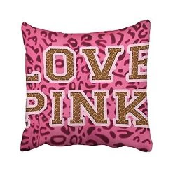 Fashion Love Pink Printed Custom Cushion Throw Pillow Cover Case By Funny Gift 45x45 Cm Two Side E---83158