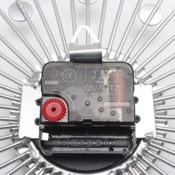 Radial Sunburst Diamond Silent Wall Clock Modern Home Decoration-3