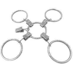 30 Pcs Curtain Rings Strong Drapery Clips Hooks On Tension Rod Bracket