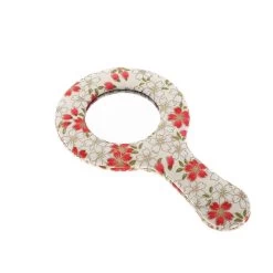 5xvintage Style Round Handheld Travel Makeup Mirror Compact Vanity Mirror Pattern 6