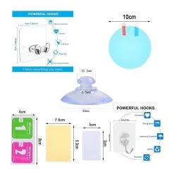 9xacrylic Fogless Shower Shaving Mirror Men Women Anti Fog Travel Round