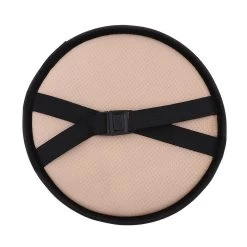 2x Linen Cotton Office Home Chair Cushion Dining Chair Round Cushions 35cm