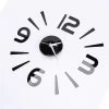 Decor Quartz Diy Wall Clock Clocks Horloge Watch Living Room Fashion Acrylic Mirror Stickers Black