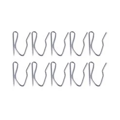 10pcs Curtain Drapery Pin Hooks - Silvery