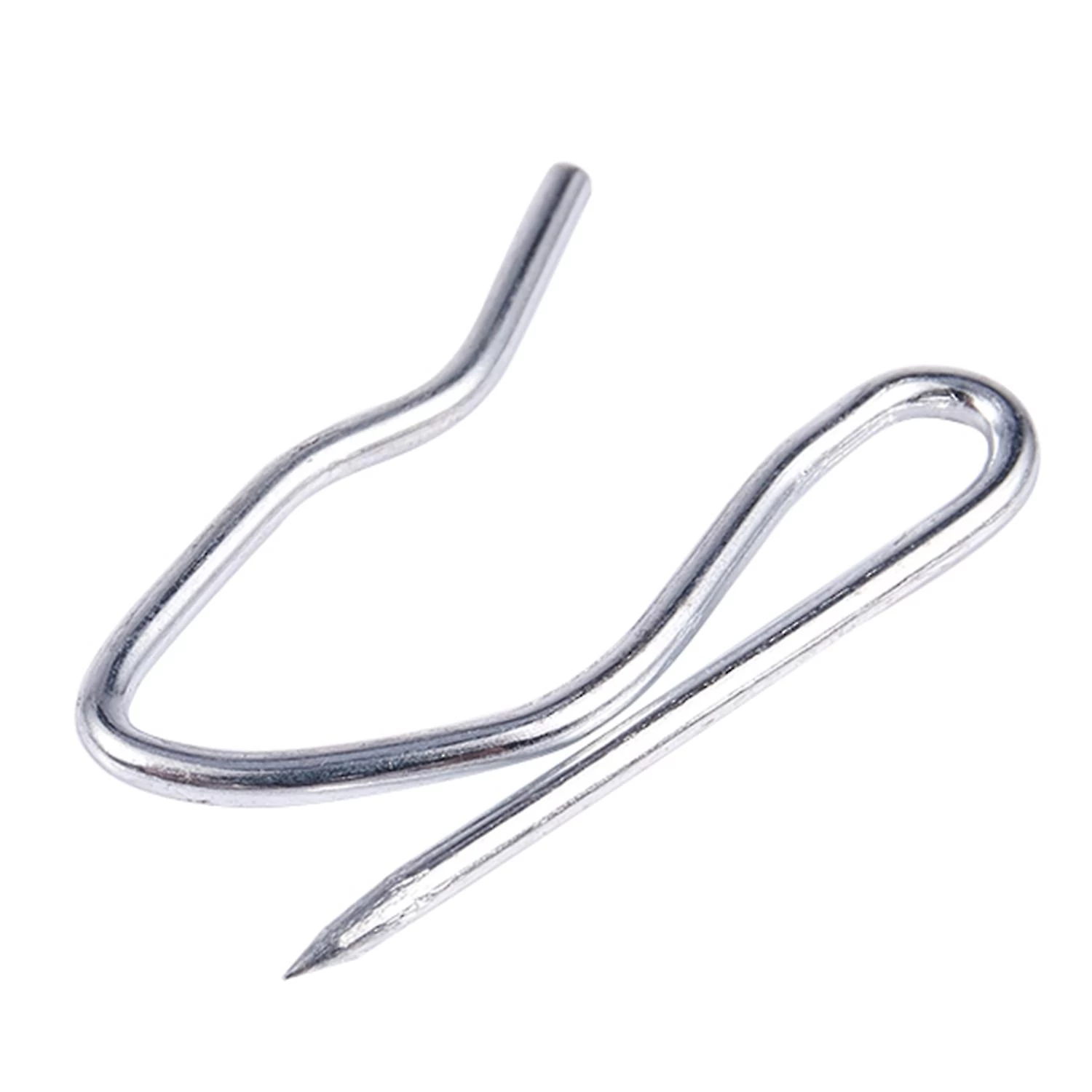 10pcs Curtain Drapery Pin Hooks - Silvery - Image 3